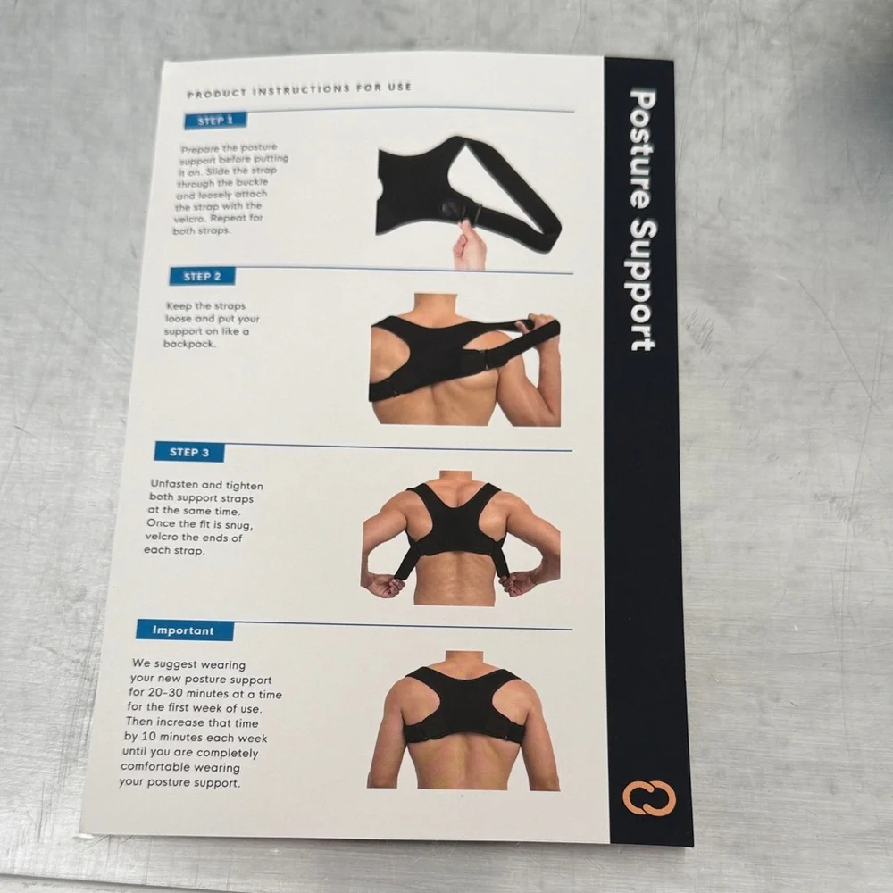 Copper Black Posture Corrector by Comfy Brace - Picture 3 of 6